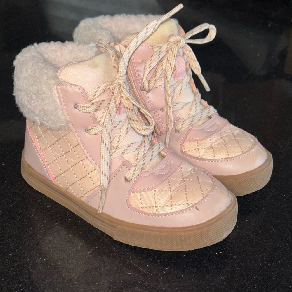 OshKosh B'gosh toddler quilted high-top sneakers